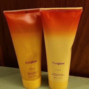 Avon True Glow Radiant Shower Gel and Body Lotion Set